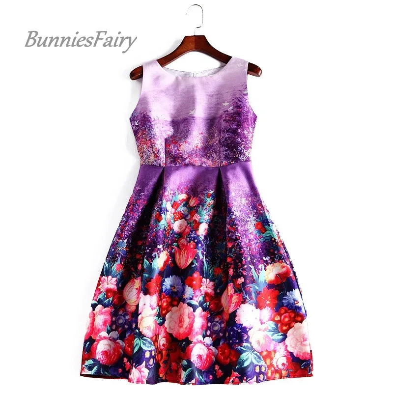 BunniesFairy новые весенние Винтаж Ретро Стиль с романтичным цветочным лавандовым