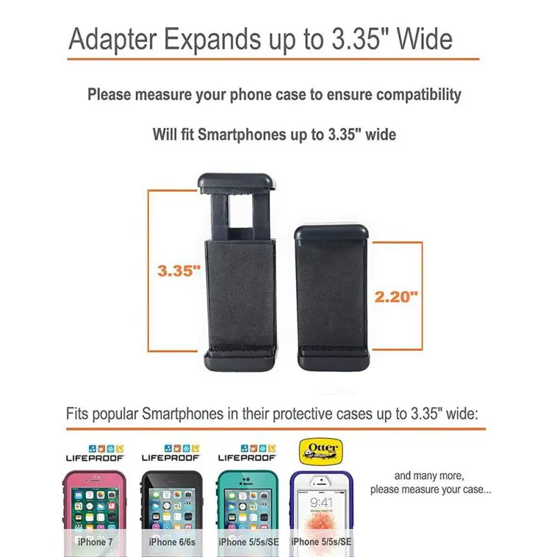 Универсальный держатель для монопода зажим мобильного телефона кронштейн