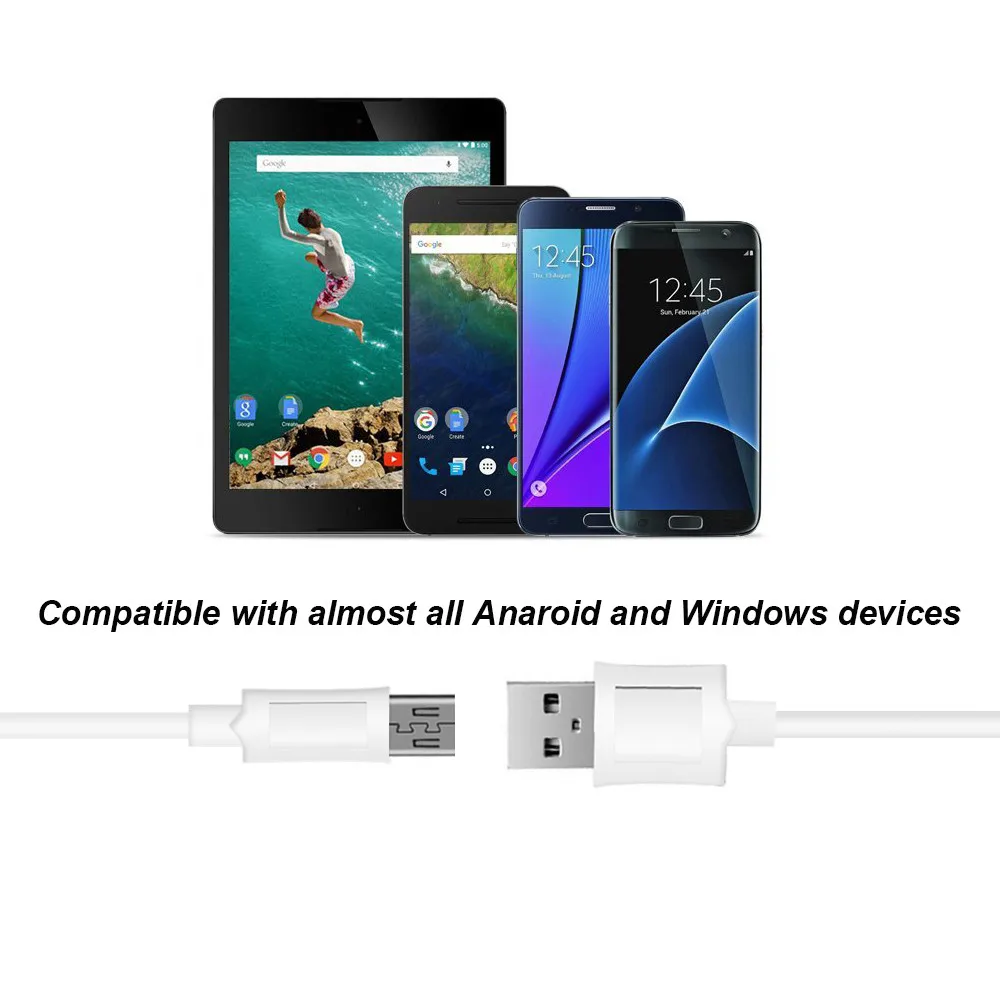 New Micro USB 2.0 Fast Quick Charge 2.4A Data Charging Cable For Cellphone May7 | Электроника