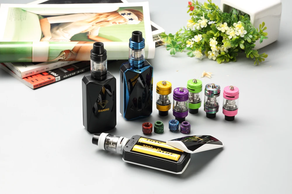 Оригинал IJOY diamond pd270 комплект Diamond 234 Вт поле mod VAPE с капитаном X3S subohm Танк двойной