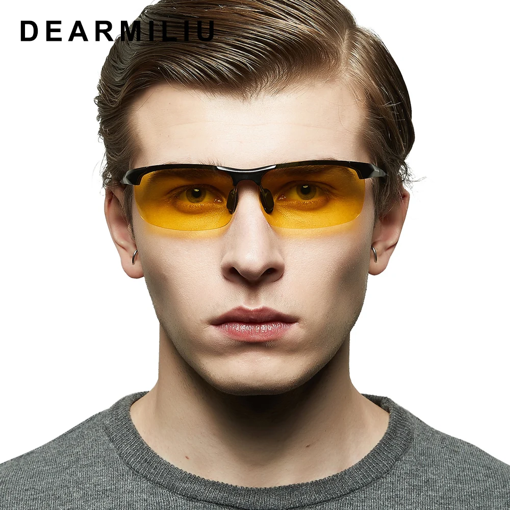 Мужские спортивные очки DEARMILIU из алюминиево-магниевого сплава ночного видения