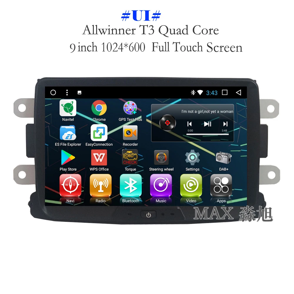 Макс GPS навигационная система автомобильное радио Android 8.1.0 автомобильный dvd плеер