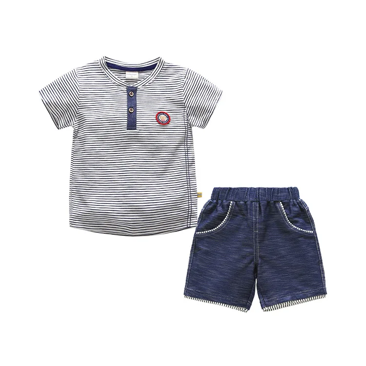 Комплект детской одежды летние футболки для детей модные спортивные костюмы