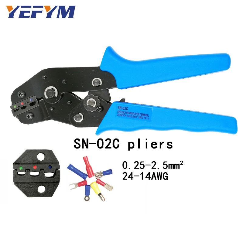 YEFYM SN 02C обжимные плоскогубцы Европейский Стиль Клеммный Зажим