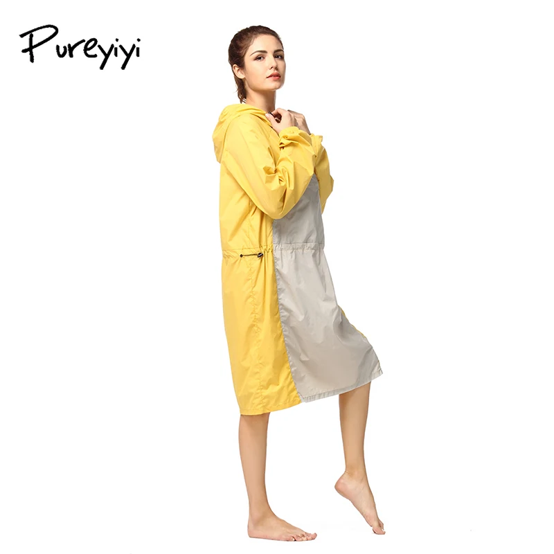 Женская ветровка PureYiYi для улицы осень 2017 куртки Походное пальто ветрозащитная