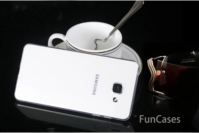 Ультратонкий Мягкий ТПУ прозрачный чехол для samsung Galaxy J3 J5 J7 2016 2017 prime Прозрачная