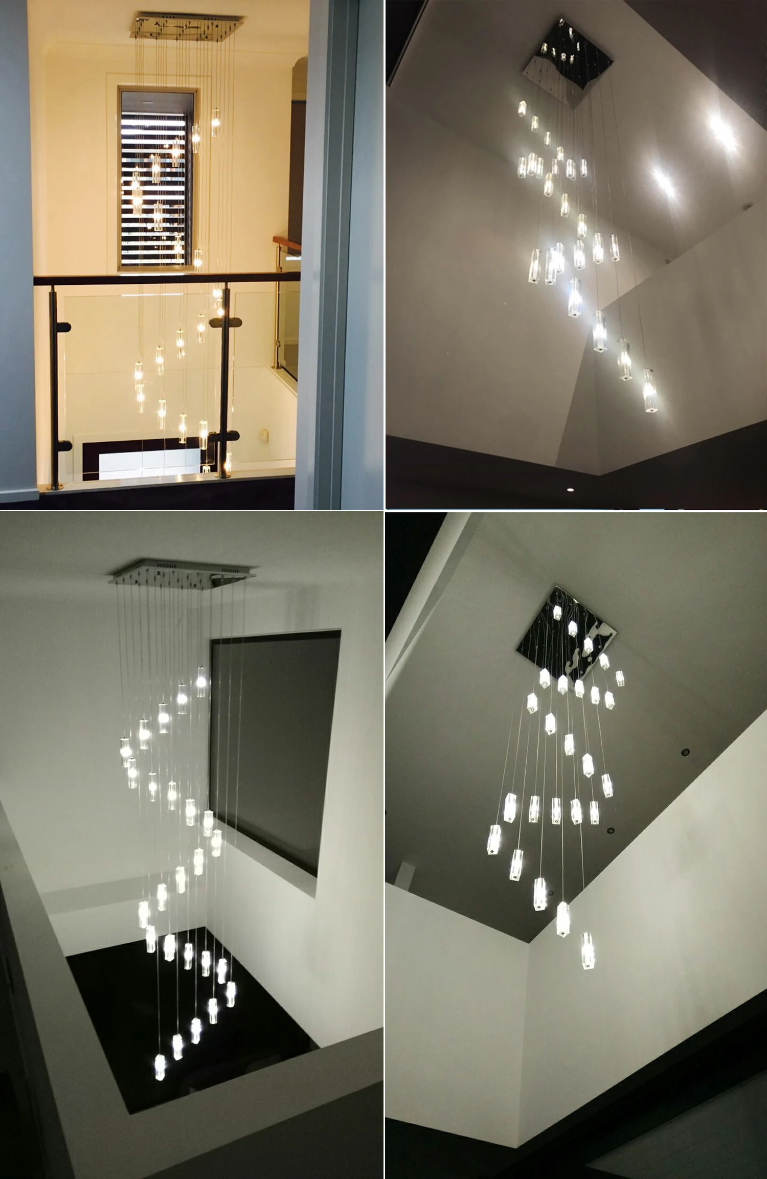 安い 階段,ダブルスパイラル,モダンなデザインのLEDシーリングライト,屋内照明,装飾的なシーリングライト,リビングルームやベッドルームに最適です。