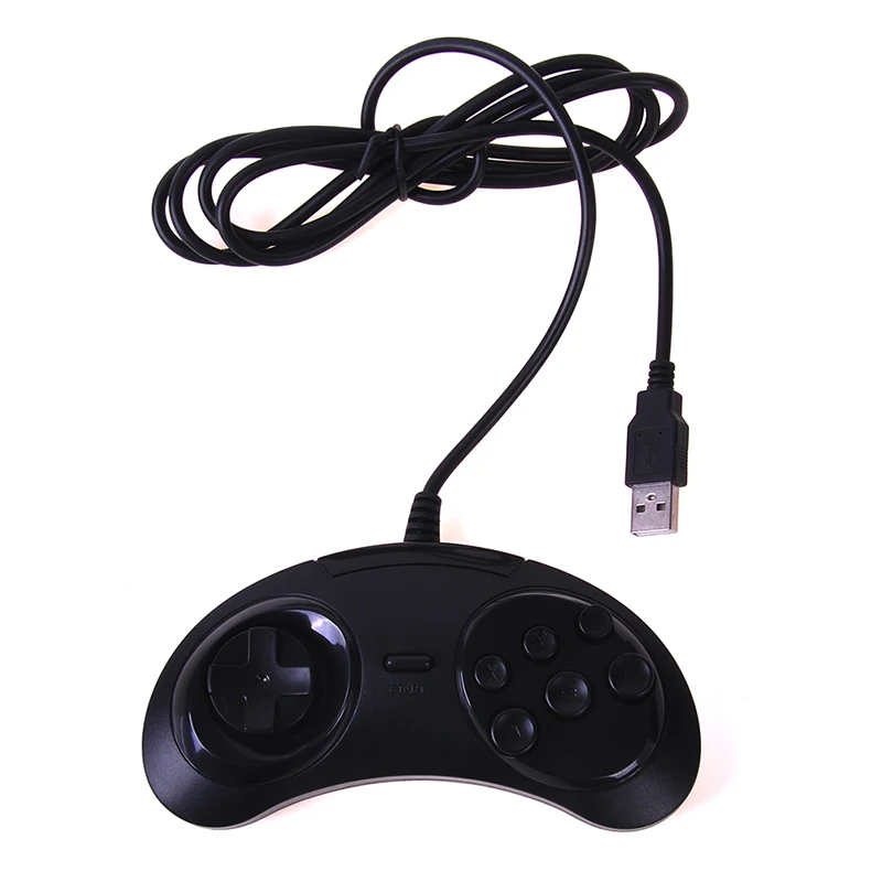 Для ПК MAC Mega Drive геймпады проводной игровой контроллер геймпад Shock Joypad Джойстик