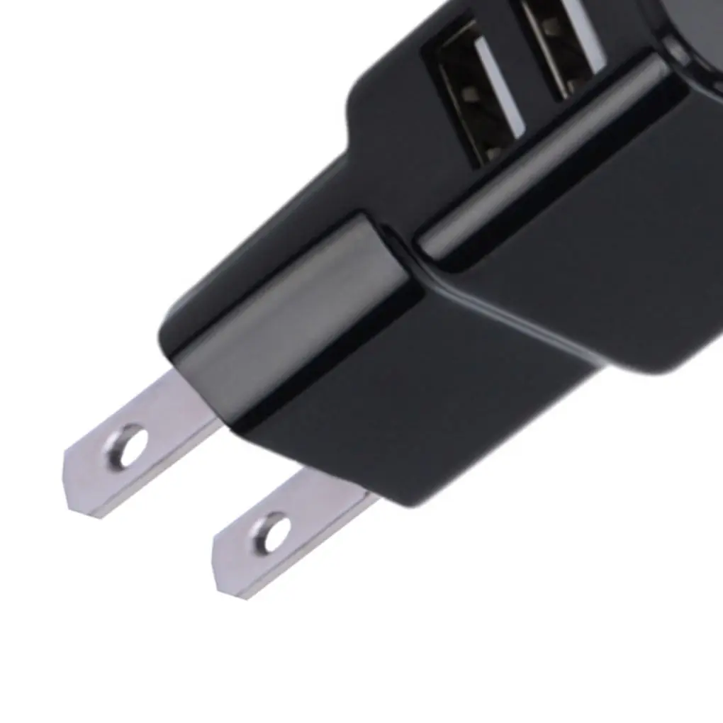 Настенное зарядное устройство с двумя портами зарядное устройство мини USB СВЕТОДИОДНЫЙ светильник адаптер питания для быстрой зарядки для iPhone Android Phone