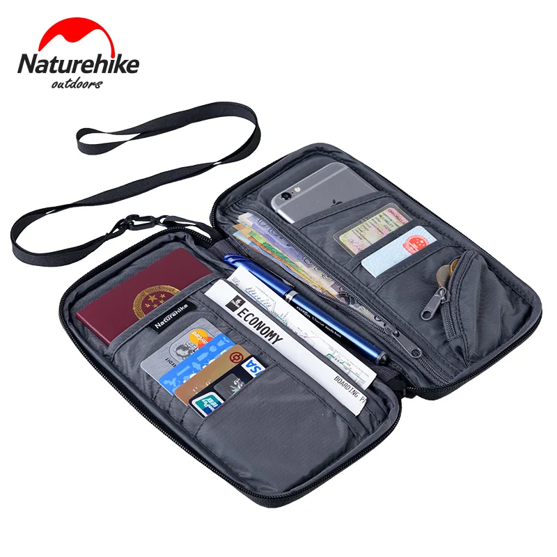 Naturehike унисекс мульти-функциональная сумка для Cash Passport карты путешествия Пеший Туризм Спортивные Водонепроницаемый сумки NH17C001-B