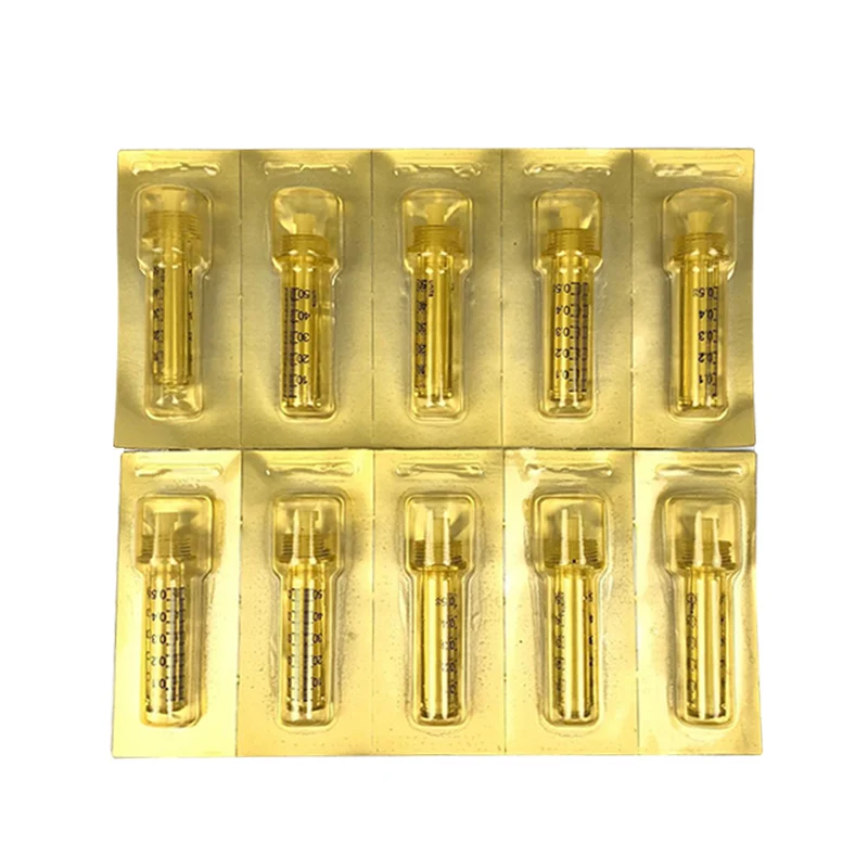 100 шт 0,5 мл Ampoule головка для гиалурона ручка иголки, аксессуары для шитья неинвазивный одноразовый шприц для воды против старения морщин инструменты