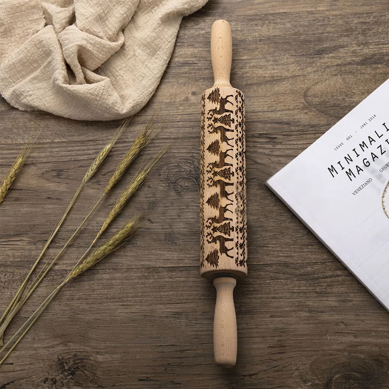 1 шт. Рождественский принт рулон с завальцованным носком кондитерские изделия