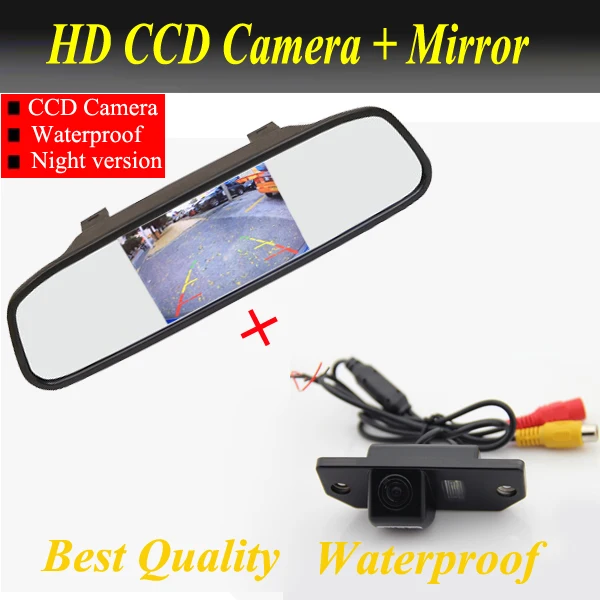 Система помощи при парковке автомобиля 2 в 1 ЖК монитор для парковки + камера