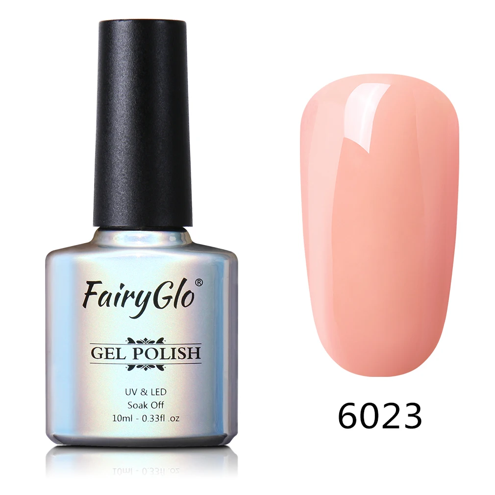 6023 FairyGlo 10 мл 3 в 1 гель для ногтей длинный последний УФ-гель для ногтей один шаг Гибридный гель лак не нужно базовое верхнее покрытие лаковый гель - Цвет: 6023