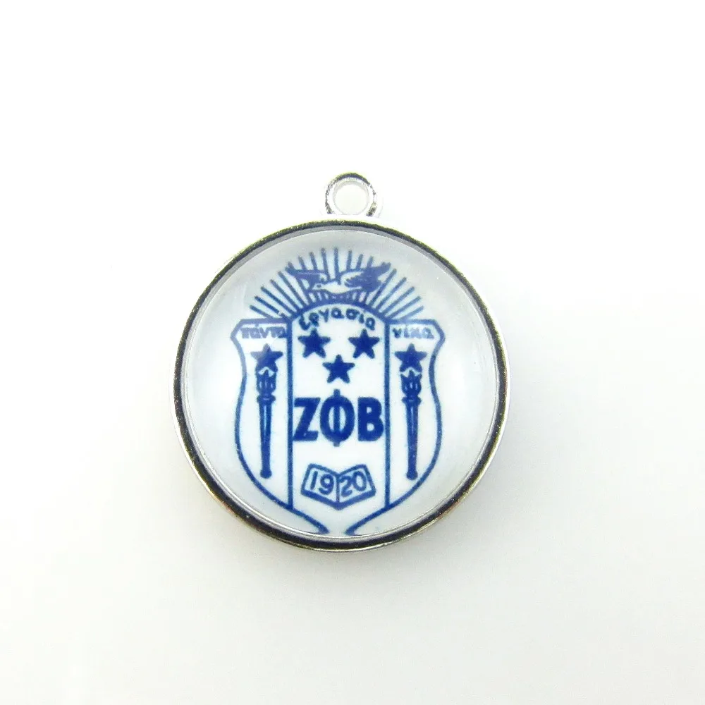Смешанный стиль 18 мм стекло AKA/zeta Phi Beta Sorority Подвески кулон ювелирные изделия подходят DIY браслет/ожерелье аксессуары 20 шт./партия