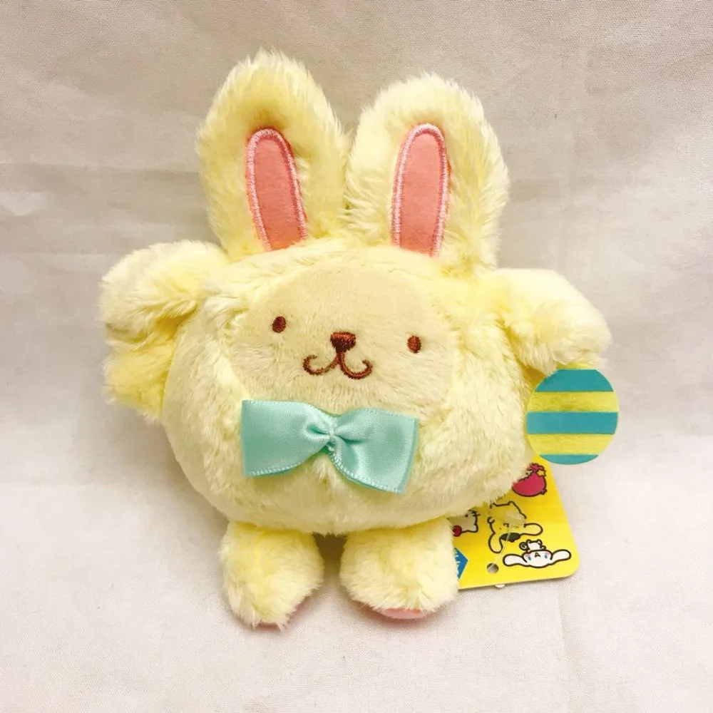 6 шт./лот мультяшный плюшевый кавайный брелок котенок шарм помпомурин Маленькие