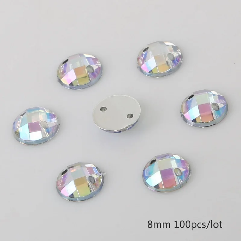 8mm 100pcs 100 шт. размер на выбор 8-20 мм жемчужные свадебные алмазные пуговицы фактор розетки Стразы Кнопки DIY аксессуары для волос декоративные пуговицы - Цвет: 8mm 100pcs