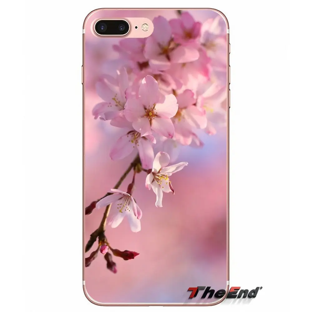 Мягкий прозрачный чехол для HTC U11 One M7 M8 A9 M10 E9 Desire 630 530 626 628 816 820 Motorola G G2 G3 Sakura flower