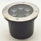 Подземный светильник Ip68 85  265 В переменного тока12 В24 В 6 Вт, светодиодный палубный светильник, светодиодный подземный светильник, теплый белыйкрасныйзеленыйсинийrgb