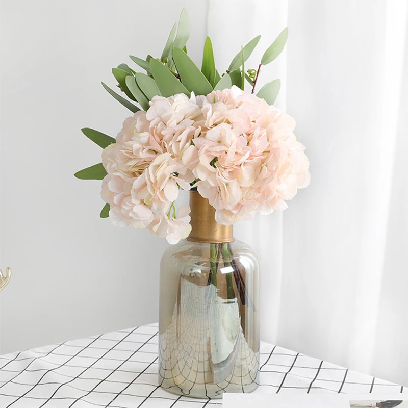 Имитация цветка 1 шт. один Милан Гортензия Свадебный цветок стены дорога АРКА