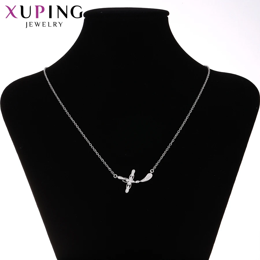 Xuping популярный кулон в виде креста с синтетическим кубическим цирконием