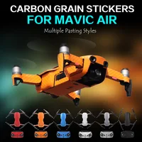 Sunnylife Waterproof PVC Carbon Grain Stickers Carbon Graphic Skin Full Set Drone Body Battery Remote Controller Decals for DJI