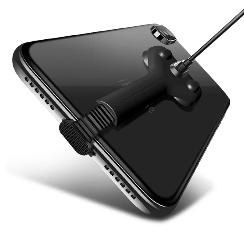 Двойной USB кабель на присоске для быстрой зарядки iPhone Xs Max Xr Apple игровой передачи