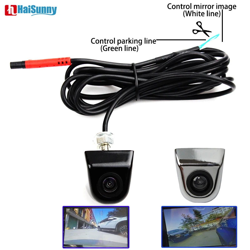 HaiSunny 160 градусов широкоугольная HD sony/MCCD камера ночного видения заднего вида для парковки