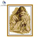 Joy Sunday молитвенный шаблон с Иисусом 14CT 11CT, Набор для вышивки крестом без печати, набор для рукоделия