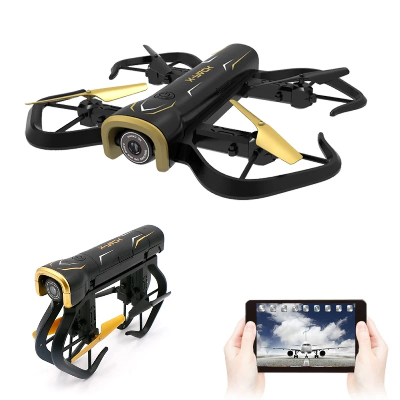 Складной Радиоуправляемый Дрон с дистанционным управлением Wi Fi fpv и hd камерой