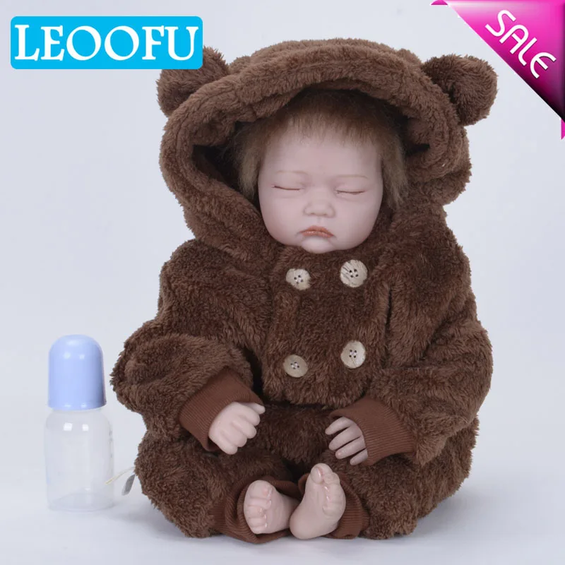LEOOFU 55cm 22 inch bebe reborn dolls body model baby girls boys toy eyes high quality toys shop resin anime doll | Игрушки и хобби