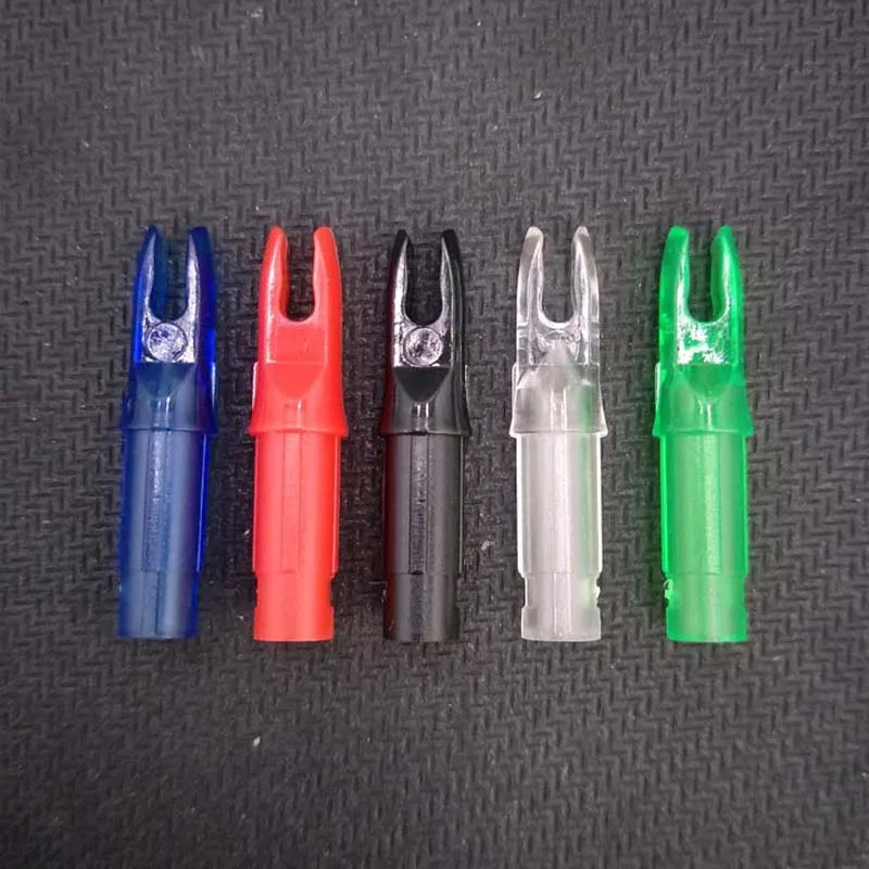 

10pcs Archery 6.0/6.2mm Internal Arrow Nock Plastic Arrow Tails For Carbon Fiberglass Arrow Shaft ID 6.0/6.2mm DIY Arrow