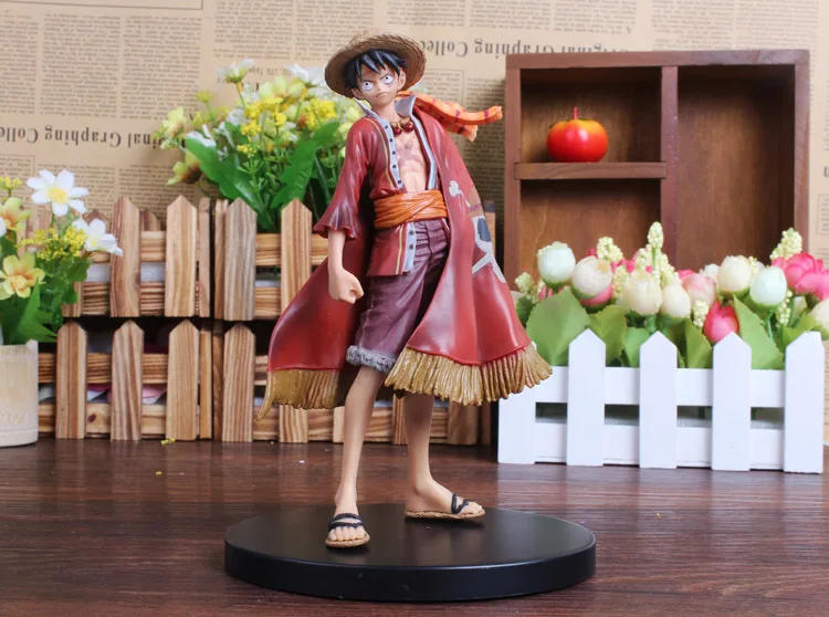 Аниме one piece Monkey D Luffy The Ultimate King Ver. Красный плащ ПВХ фигурка ОП Луффи Коллекционная модель игрушки 18 см