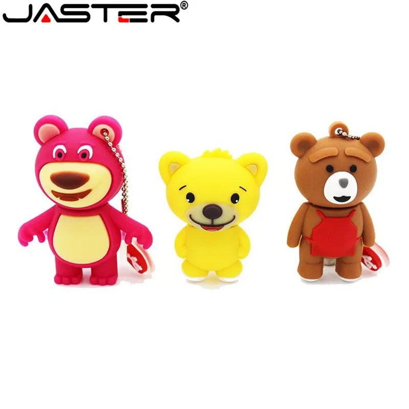 USB-флеш-накопитель JASTER в виде маленького медведя 4/8/16/32/64 ГБ 2 0 | Компьютеры и офис