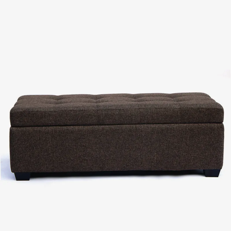 

European-Style Large Storage Stool Clothing Store Sofa Stool Solid Wood Bench Stool Convertible Shoe Stool