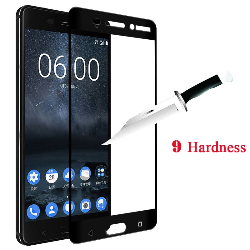 Закаленное стекло Motjerna для Nokia X6 7 Plus 2 5 8 1 Защитная пленка 6 3 2018|Защитные стёкла и