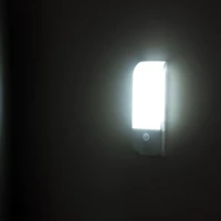 bright 12 led pir motion sensor light cabinet wardrobe wall lamp usb charging