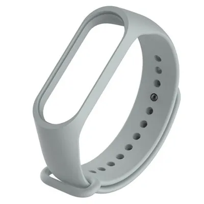 gray Для Xiaomi mi Band 4 3 силиконовый розовый сменный Браслет ремешок для Xiomi mi band 3 mi Band 4 3 band 4 ремешок на запястье - Цвет: gray