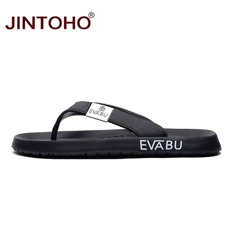 Jintoho/летние пляжные шлепанцы Сланцы Для мужчин Шлёпанцы для женщин модные Обувь