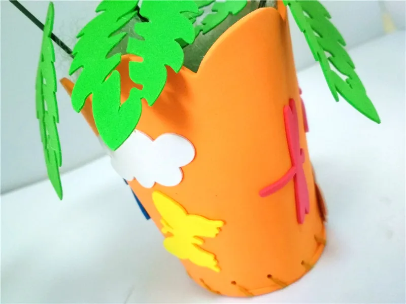 Happyxuan 5 шт./партия EVA пены ремесло DIY цветок наборы кастюль для девочек от 3 до 6 лет детский сад кретивная обучающая игрушка для девочек