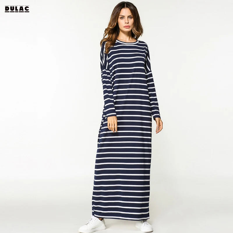 2018 осень новое поступление Для женщин мода на Ближнем Востоке одежда длинный