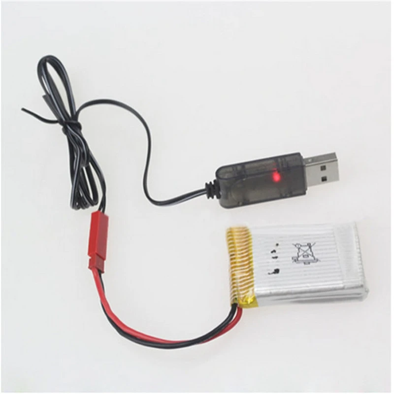 Горячая Распродажа JJRC H12C JXD 509G 509V 3 7 V 1S Lipo батарея USB зарядное устройство JST разъем