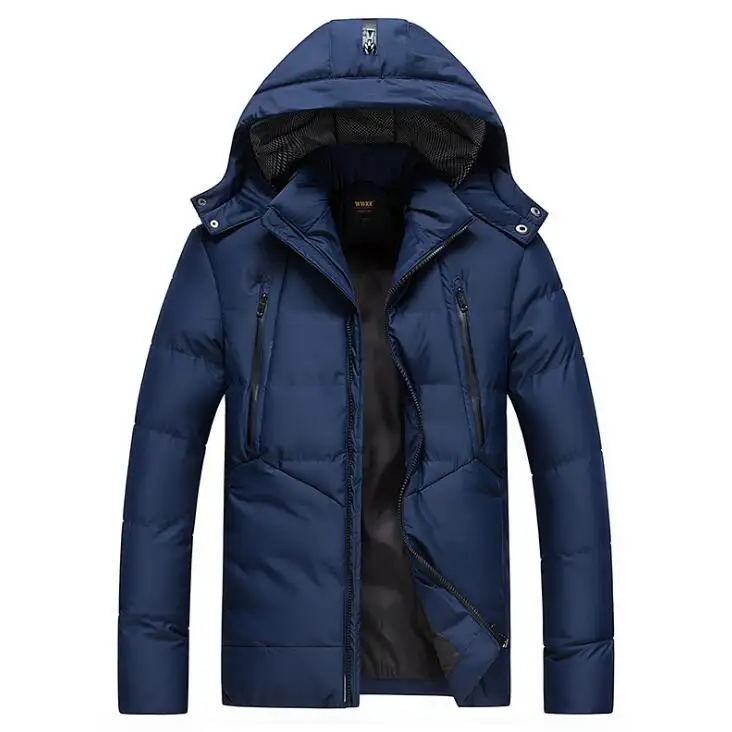 Модные Плотные мужские зимние пальто новинка 2019 года водонепроницаемая куртка