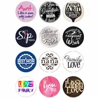 10 мм 12 мм 14 мм 16 мм 20 мм 25 мм 433 12 шт.лот круглые стеклянные кабошоны с цветами Ювелирная фурнитура 18 мм амулетный браслет с кнопками