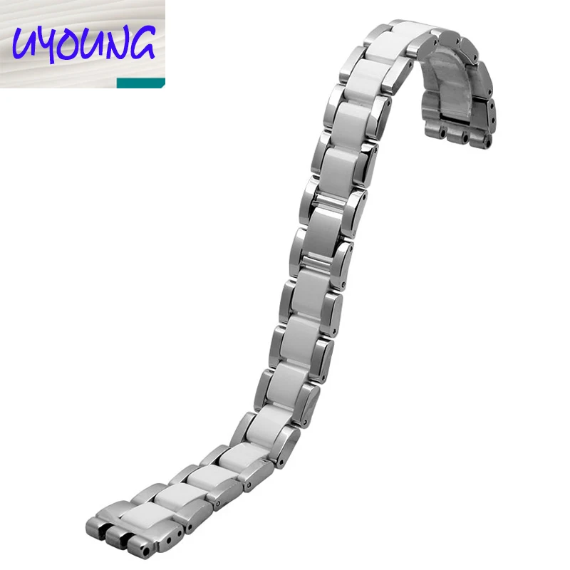 Сменные ремешки для часов из нержавеющей стали и керамики Ширина 17 мм|watch