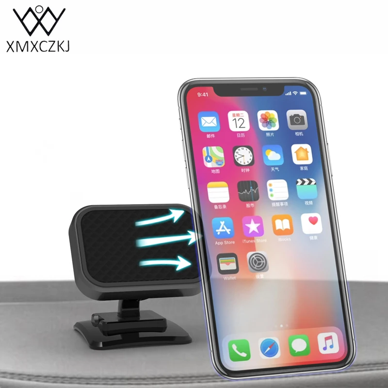Магнитный держатель для телефона XMXCZKJ автомобильный Iphone X 7 8 Samsung S7 S8 3 м крепление