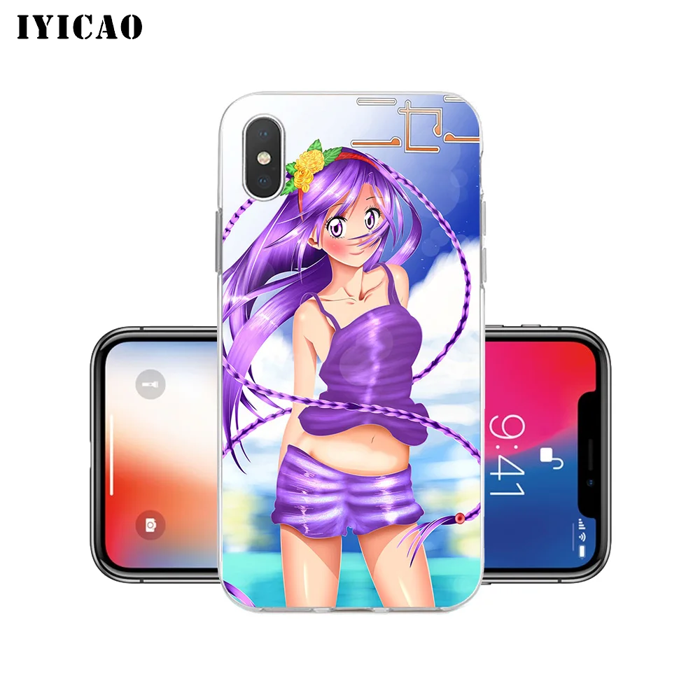 IYICAO Nisekoi Мягкий силиконовый чехол для iPhone X XR XS MAX 6 6s 7 8 Plus 5 5S SE TPU | Мобильные