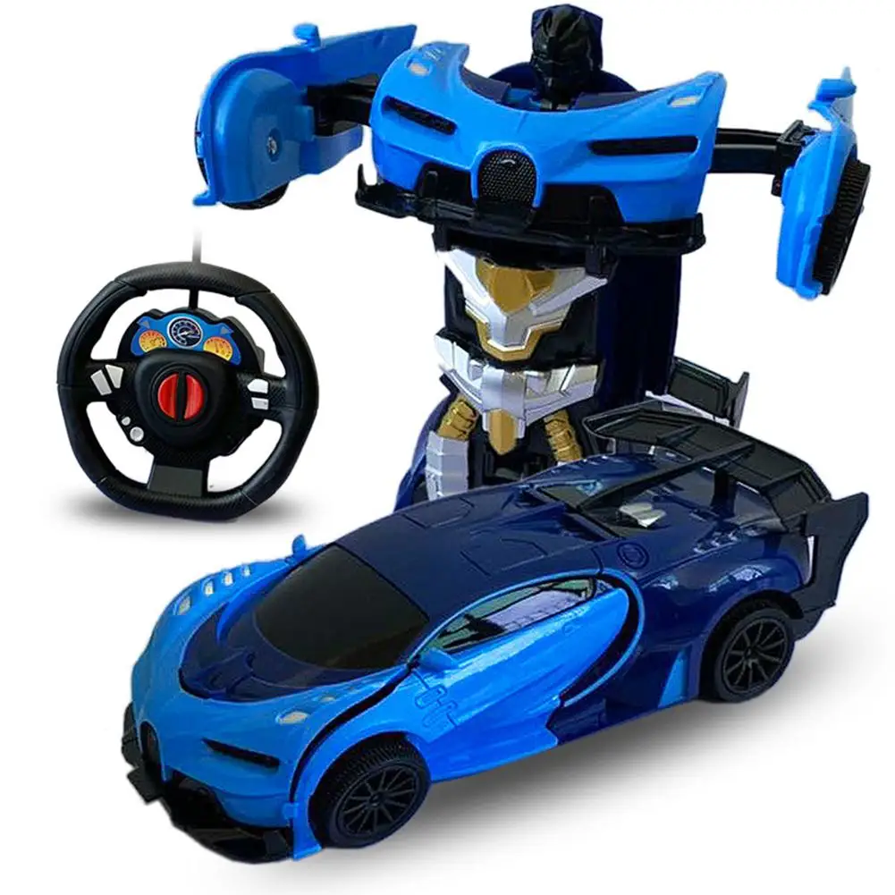 1:24 2 в 1 RC автомобиль деформации дистанционного управления автомобиль электрический робот детская игрушка, подарок роботы-трансформеры RC Боевая игрушка подарок