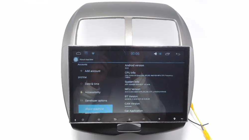 "YOKOTRON" 10," сенсорный Android 5,1 Автомагнитола RDS для Mitsubishi ASX Citroen C4 Aircross аудио+ gps