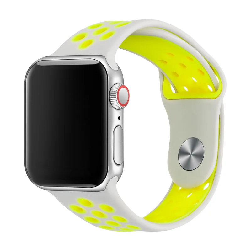 14 Спортивный ремешок для наручных часов Apple Watch 38 мм 40 мм 42 44 мм браслет для наручных часов Apple Watch, ремешок Ремешок для наручных часов iWatch серии 4/3/2/1 81010 - Цвет ремешка: 14